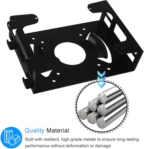 IFCASE Metal Vesa Mount for HP 805/800/705 EliteDesk Mini, 600/405/400 ProDesk Mini, 260 Desktop Mini (Black)