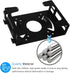 IFCASE Metal Vesa Mount for HP 805/800/705 EliteDesk Mini, 600/405/400 ProDesk Mini, 260 Desktop Mini (Black)
