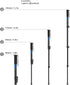 ciciglow Camera Monopod, Professional Telescopic Monopod Anti Slip, Aluminum Alloy Portable Travel Monopod Stand