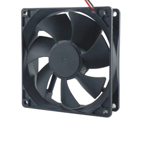 DC Cooling Fan, Brushless Computer Fan Case, 5 Inch Ball Bearing Exhaust Fan 12025 120mmx120mm x25mm (DC12V 0.33A)