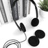 Ear Cushions Foam Replacement for Plantronics Headphones, 8 Pack, Black, Standard Size Office Headset Covers