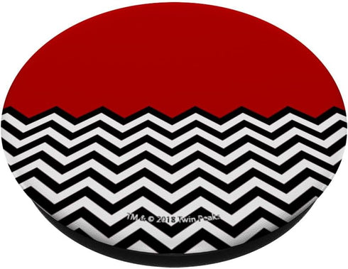 Twin Peaks Red Room Curtains And Floor Art PopSockets Standard PopGrip