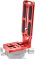 LingoFoto L Bracket for DSLR/Mirrorless Cameras, Arca-Swiss Quick Release Plate with Vertical/Horizontal Mount,
