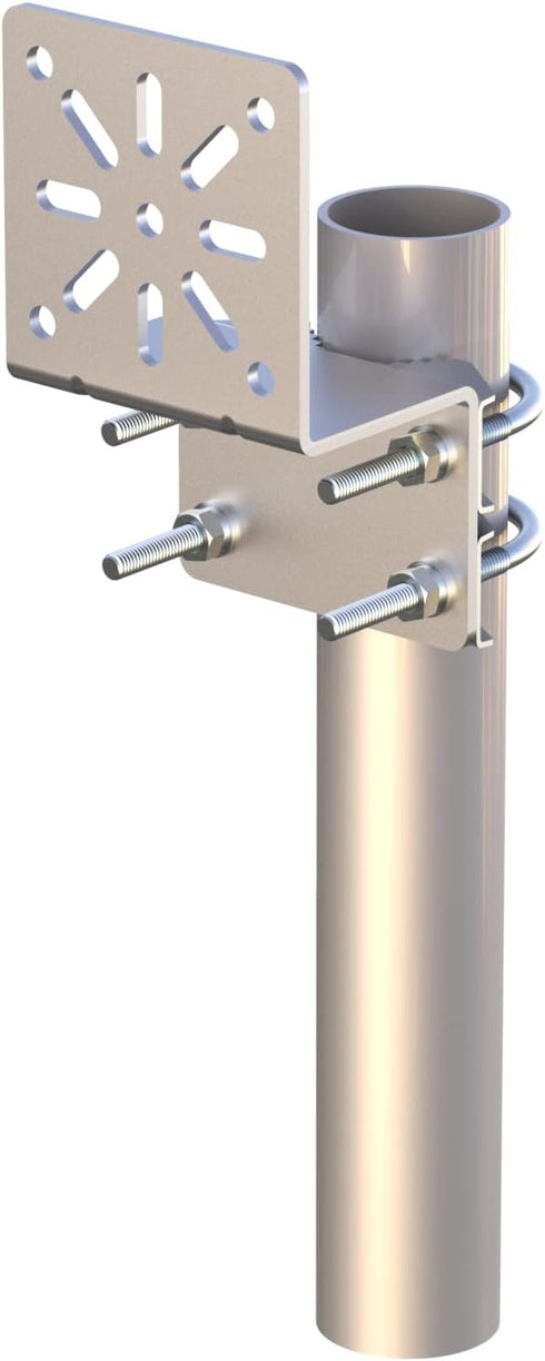 Pole Mount Bracket for Antenna - Anti Vibration Hardware Accessories for Outside Home Antenna Kits