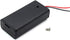 2 AA Battery Holder with Leads, ON/Off Switch, Screw Cap Case, 2 Slots x 1.5V 3 Volt (4-Pack)