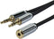 Monoprice 110146 6-Inch 3.5mm Stereo Jack Splitter, Retail Packaging for Mobile