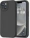 LOVE 3000 iPhone 14 Case, Black Premium Silicone Shockproof with Soft Anti-Scratch Microfiber Lining for 6.1"
