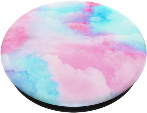 Pastel Watercolor Tie Dye Clouds Pink Blue Aqua PopSockets Swappable PopGrip