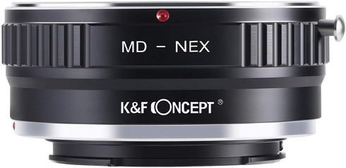 a6500 a6600 a6300 a6000 a7 K&F Concept Lens Mount Adapter Compatible with Minolta MD MC Lens to NEX E-Mount Camera,fits