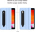 SIXFU 2nd 1st 2Pack(Black) Pencil Holder Compatible with Apple Pencil Pro/ Generation/ Generation/USB-C Pencil