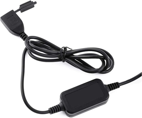 Ultra Compact USB Direct Hardwire Adapter Kit, Waterproof Power Cord Supply for Motorcycle, Smart Phone, GPS