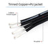xiwai 13cm USB 2.0 Type-A Male to Male Female Data Flat Slim FPC Cable for Disk, FPV & Phone