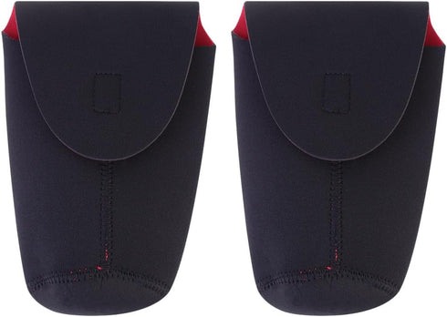 2pcs Thickened Neoprene Camera Lens Bag Diving-Resistant and Lens Sleeve Compact Protective