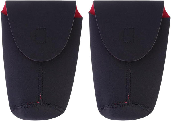 2pcs Thickened Neoprene Camera Lens Bag Diving-Resistant and Lens Sleeve Compact Protective