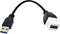 Poyiccot USB 3.0 Keystone Jack Cable, 10Gbps Type A Male to Female Pigtail Extension Cable for Wall Plate Connectors