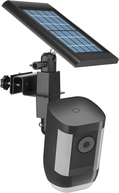 HOLACA 2-in-1 Weatherproof Gutter Mount for Solar Panel and Spotlight Cam, Compatible with 1/4 Screw Cameras