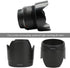 2Pcs ET-83II Plastic Lens Hood Mount Replacement Suit for Canon EF 70-200mm f/2.8L USM Lens