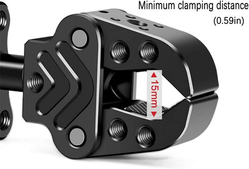 Super Clamp Camera Clamp Mount with 1/4" Thread Bottom for GoPro, Ronin, LCD Field Monitor, LED Lights, Mic