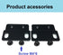 JINGCHENGMEI 2 Pack 1U 12 19-inch of All Metal Cable Management Horizontal Rack Mount Cable Manager with Big Finger