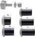 Telescope T2-Extension Tube Kit for SLR Cameras, Lengths 3mm to 55mm, M42x0.75 on Both Sides (Upgraded)
