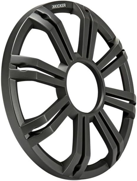 Kicker 45KMG10C 10" Charcoal Grille w/LED for KM10 + KMF10 Subwoofer