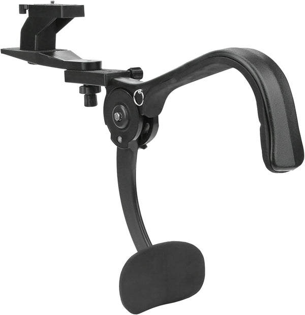 DSLR Camera Shoulder Mount, Black Shock Absorber Stabilizer Rig for Professional Video Photography