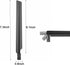 WiFi 6 6E Tri-Band 2.4GHz + 5 GHz + 6GHz 9dBi Omnidirectional WiFi Antenna for PC Desktop Computer PCI-E WiFi Network WiFi 6E Card USB WiFi Adapter Bluetooth Card Wireless Router(Pack of 2
