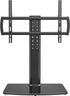 Universal Swivel TV Stand/Base for 40 to 86 inch TVs, 110 Degree Swivel, 5 Level Height Adjustable