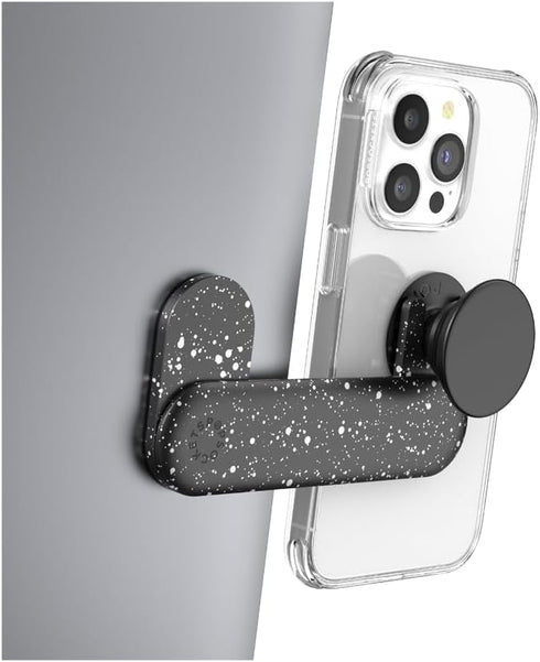 PopSockets Laptop Mount for Phone Grip, Phone Holder for Laptop - Black Speckle
