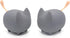 2Pack TWS Portable Bluetooth Speakers, Mini Wireless Speakers with Clarity Stereo, Built-in Mic, Cute Pet (Grey)