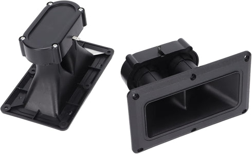 Estink 3-20KHz Wide Dispersion Horn Tweeter, Dual Drive Ceramic High Sensitivity Piezoelectric Speaker for DJ