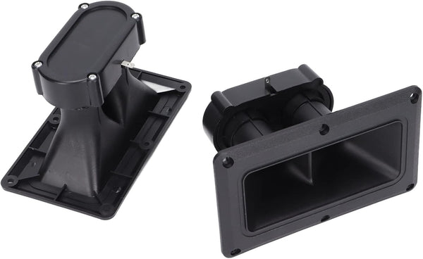 Estink 3-20KHz Wide Dispersion Horn Tweeter, Dual Drive Ceramic High Sensitivity Piezoelectric Speaker for DJ