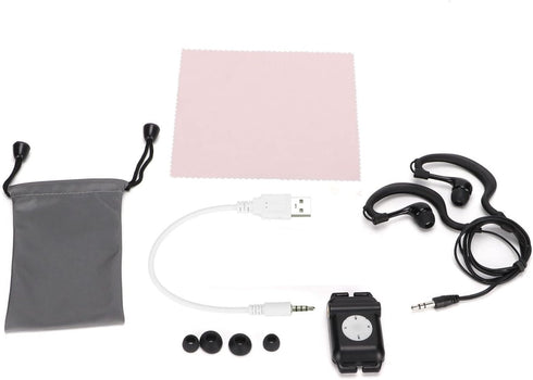 Beufee Mp3 Swimming, Swimming Headset Mp3 Swimming MP3 Waterproof Player for Underwater Player Music Player Player
