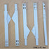 Blind Shade Repair 5pc (3 1/2" - Shutter Clearview Joiner White Long)