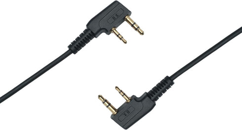 Radio Earpiece Headset with Mic PTT for Baofeng UV-5R, BF-888S, BF-F8HP, UV-82, Kenwood TK-2107, 2 Pack