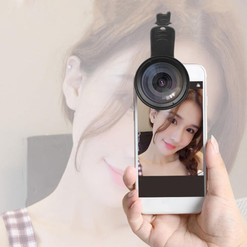 Hemobllo 0.45X 12.5X Set Universal Mobile Phone Lens Wide Angle and Macro Clip-on Lens for Smartphone Photography