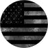 Grungy Grey Black American US Flag Vintage Patriotic Gift PopSockets Standard PopGrip