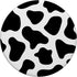 Cow Print Black and White Design, PopSockets Standard PopGrip for Teen Girls and Women