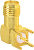 Superbat Right Angle SMA Female PCB Edge Mount Connector Solder RF Coaxial Adapter - 10pcs