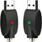 Yacusum USB Thread Cable,USB Smart Charger Cable, Overcharge Protection Adapter with LED Indicator