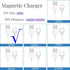 Magnetic USB DC Charger Cable for Toys, Vibes, Facial Cleanser, Electric Toothbrush, Flashlight, Juicer, Replacement