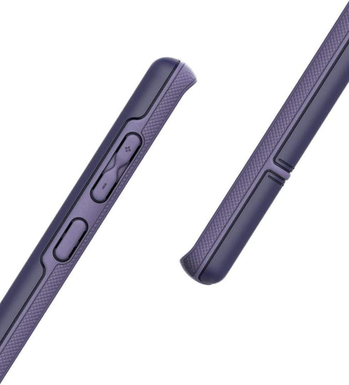 ENCASED Rebel Series Case for Moto G Power 2021, Military Grade Full Body Rugged Cover in Purple