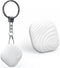 Key Finder, Bluetooth Tracker Item Locator with Key Chain for Keys, Wallets, and Tablets (White, 1 Pack)