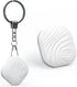 Key Finder, Bluetooth Tracker Item Locator with Key Chain for Keys, Wallets, and Tablets (White, 1 Pack)
