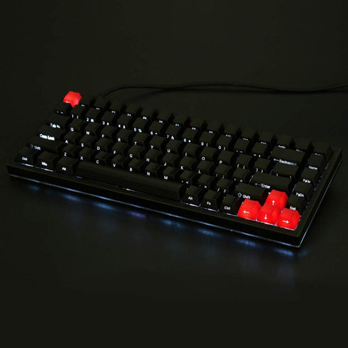 NPKC ABS 84 64 Key OEM ANSI ISO Side-lit 1.5mm Thickness Shine Through Keycap Only Keyset for YMD75 KBD75 Keycool 84 YD64 XD64 GK64 (Only Keycap) by YMDK