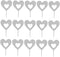 ARTIBETTER 200pcs Phone Sim Card Removal Tool Heart Shape Eject Pins Travel-Friendly