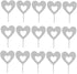 ARTIBETTER 200pcs Phone Sim Card Removal Tool Heart Shape Eject Pins Travel-Friendly