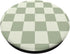 Classic Checkered Checkerboard Light Sage Green PopSockets Standard PopGrip