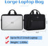 Laptop Bag 17.3 Inch Briefcase, Large Waterproof Case for Men Women Business Office Work, Adjustable Shoulder Messenger