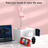 OATSBASF Adjustable Cute Bunny Phone Stand, Kawaii Phone Holder for Desk, Compatible with All Mobile Phones (Pink)